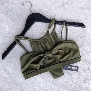 Lahana Swim Mayla Top in Military Green